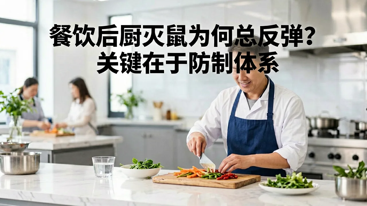 餐饮后厨灭鼠为何总反弹？关键在于防制体系